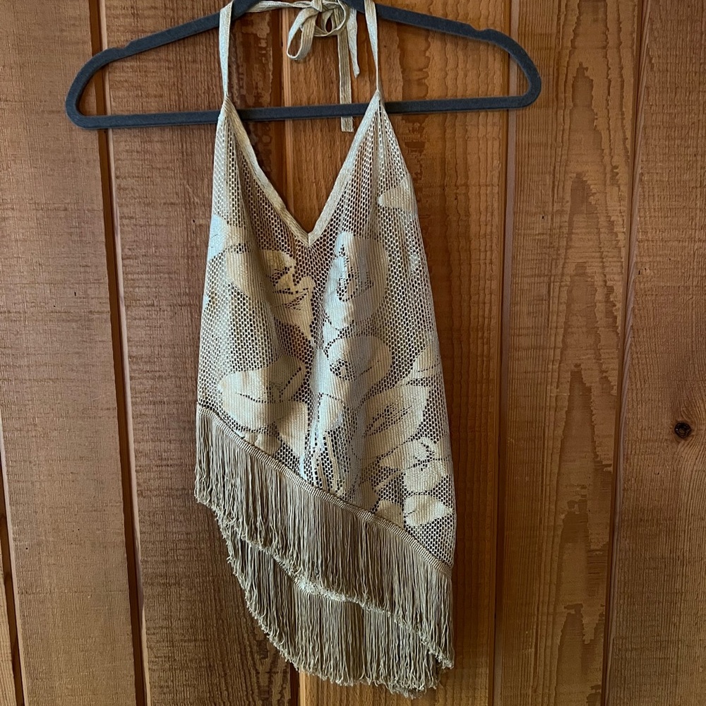 RESERVED Chloe by Stella McCartney SS 2000 Net Halter Top